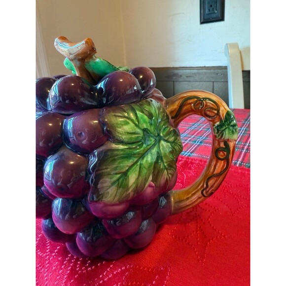 Lefton Grape Cluster teapot - Picture 6 of 8